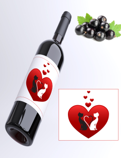 Srdce CAT - rybízové víno