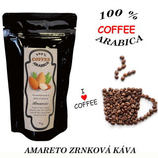 Amareto zrnková káva