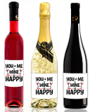 You+me=happy - dárková vína