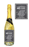  Gold Cuvee šumivé se zlatem  - 40 narozeniny