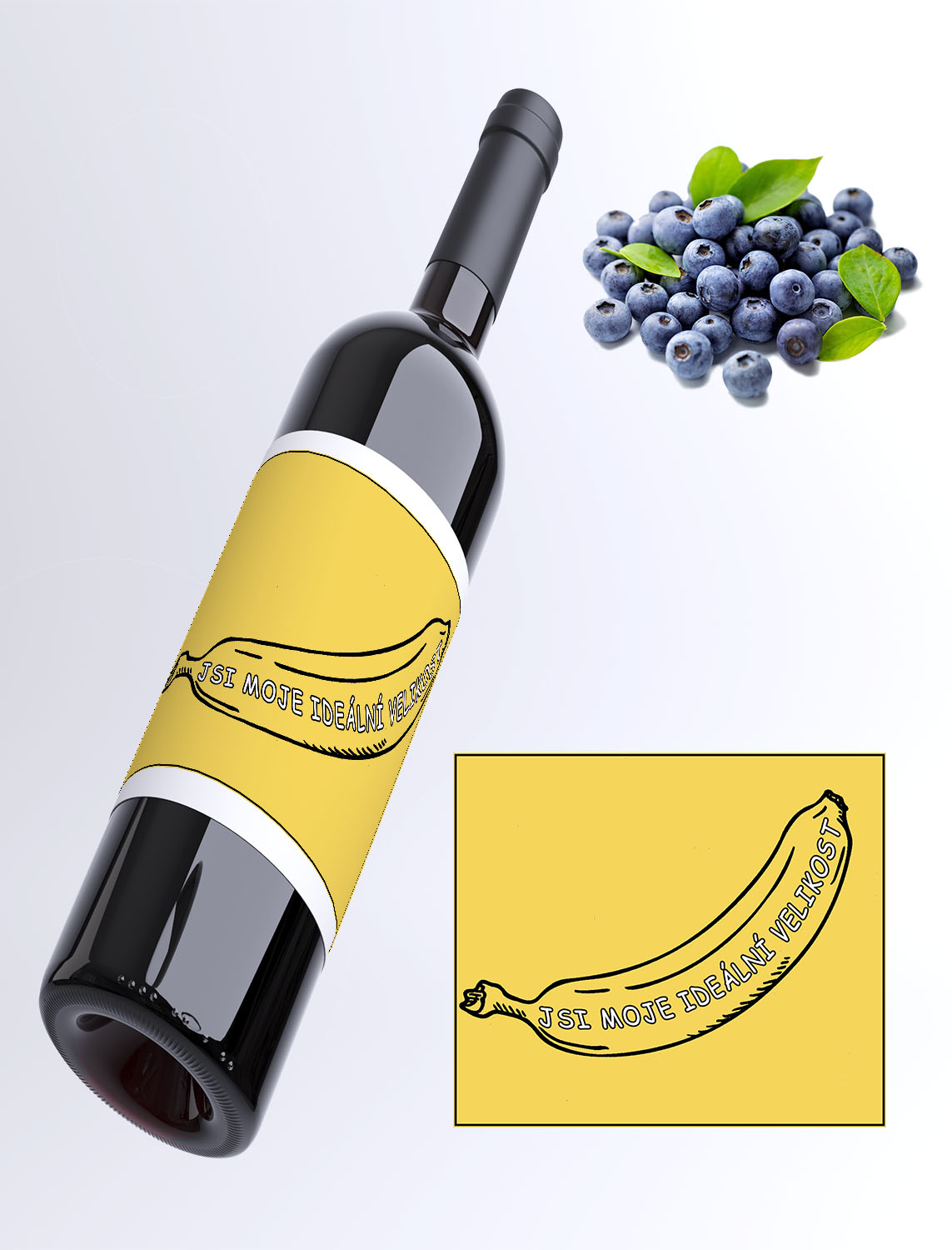 Ideální velikost - borůvkové víno