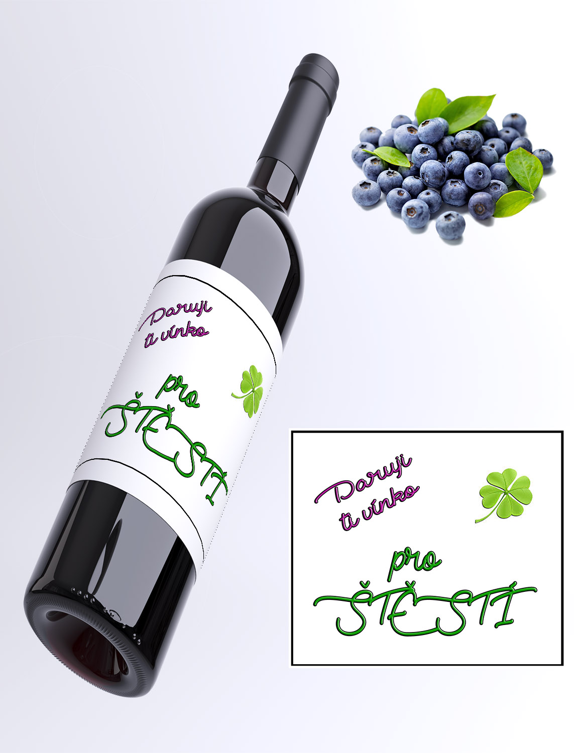 Víno pro štěstí - borůvkové víno