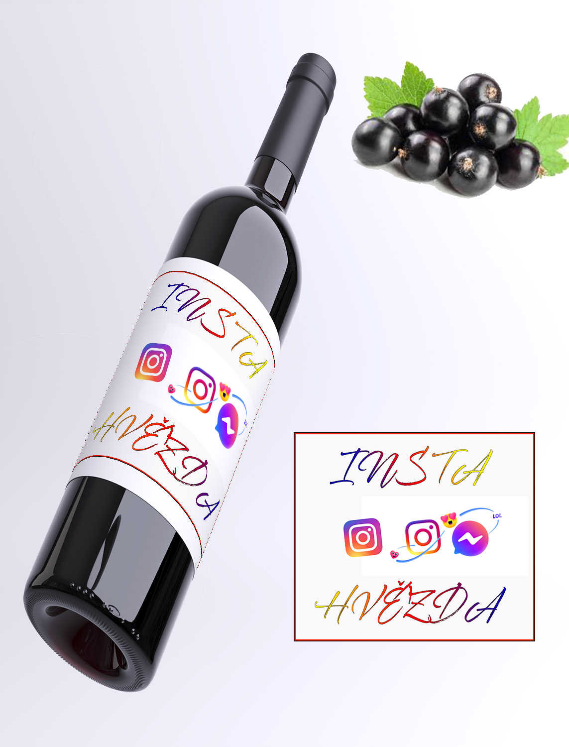 Instagram hvězda - rybízové víno