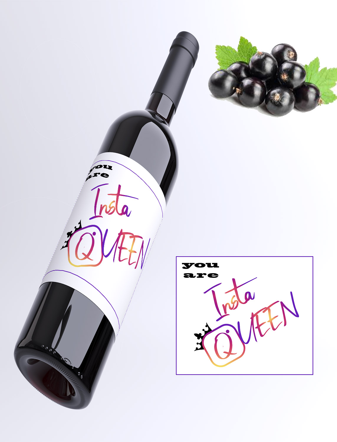 Instagram queen - rybízové víno