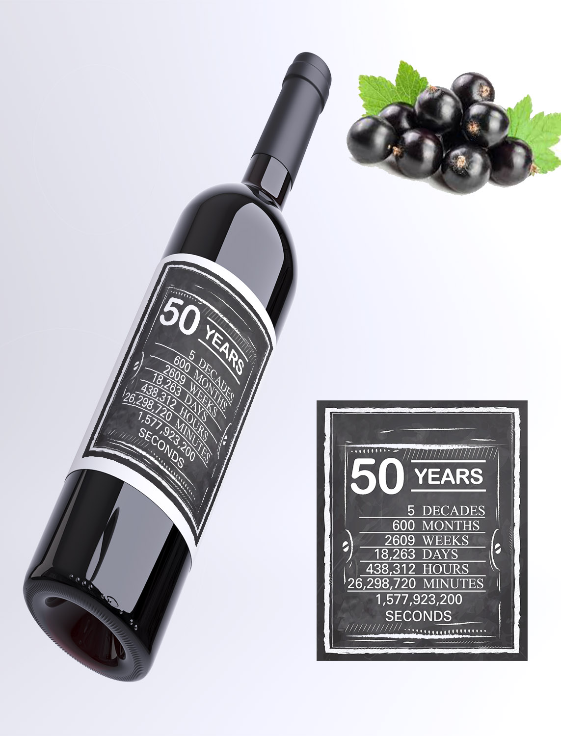 Narozeniny 50 - rybízové víno
