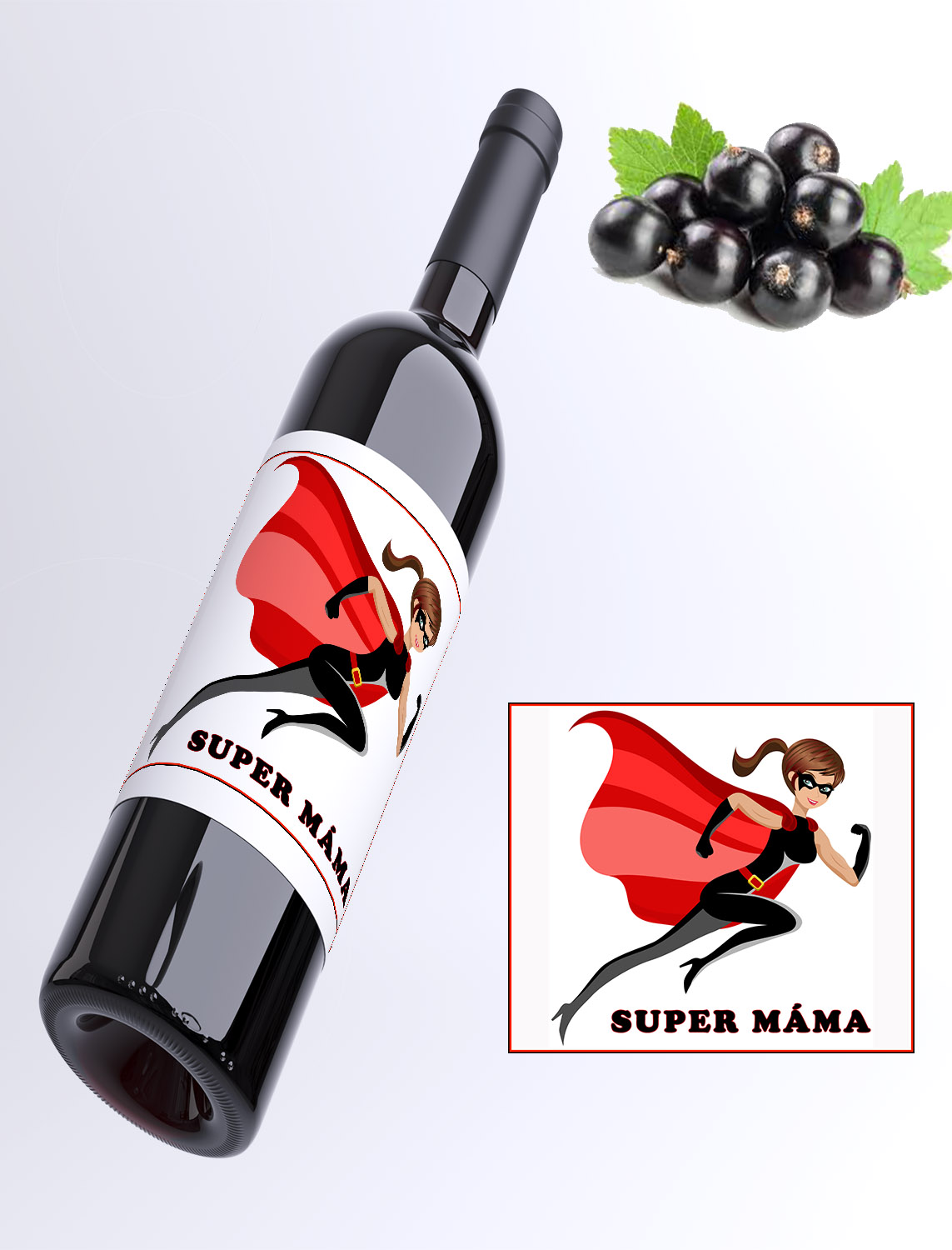 Super máma - rybízové víno