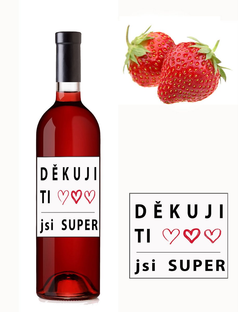 JSI SUPER - Jahodové víno 