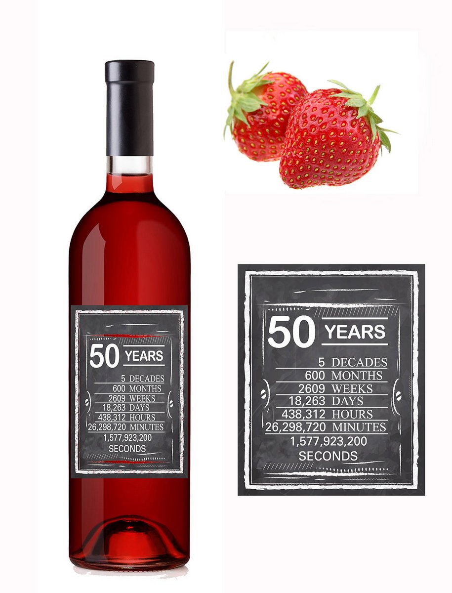 Narozeniny 50 - Jahodové víno 