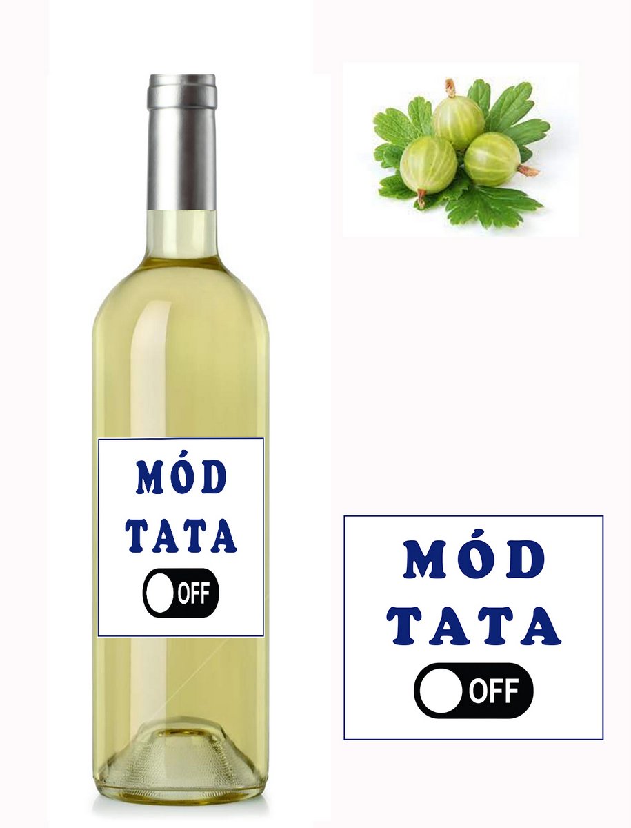 Mód tata - Angreštové víno 