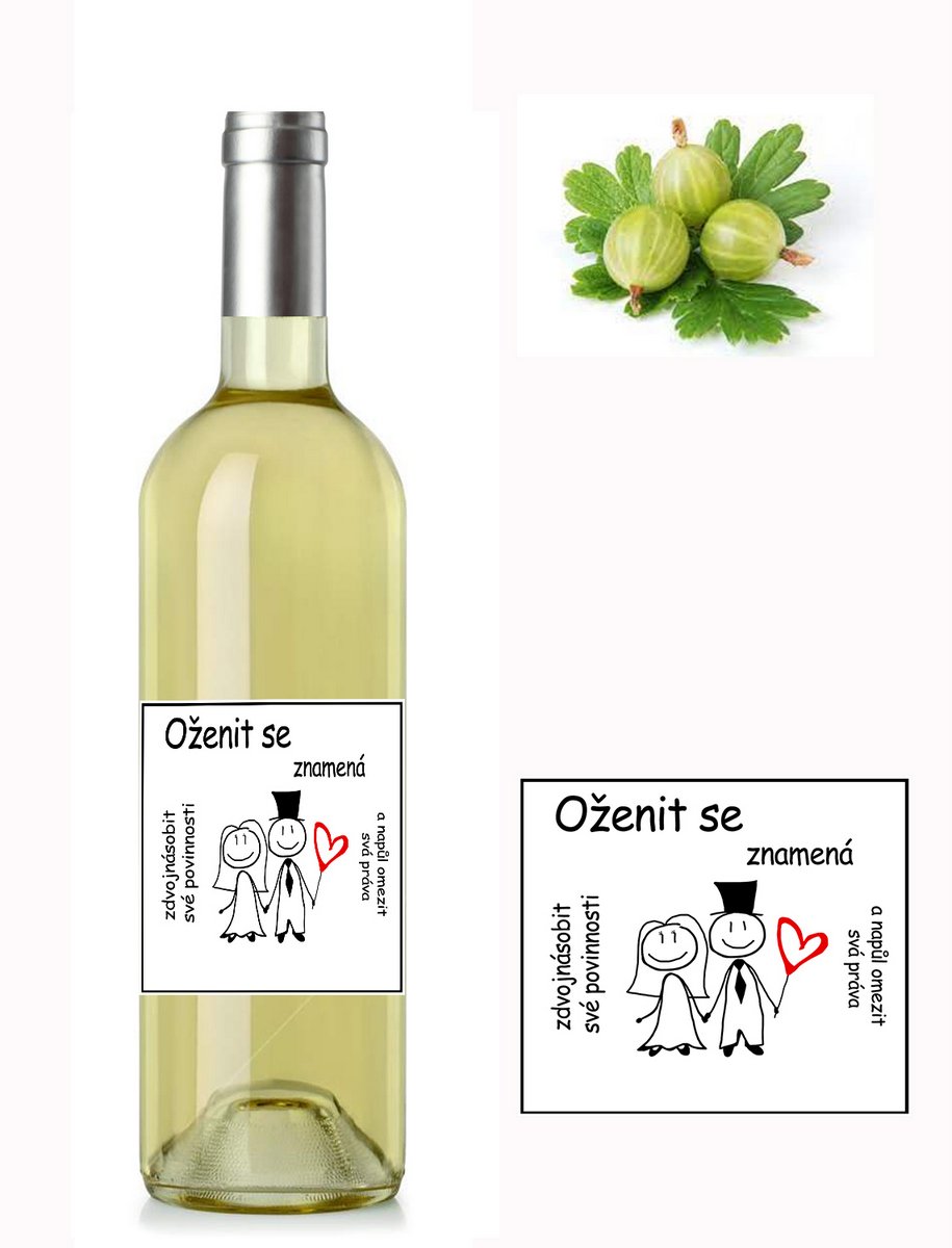 Ženich - Angreštové víno 