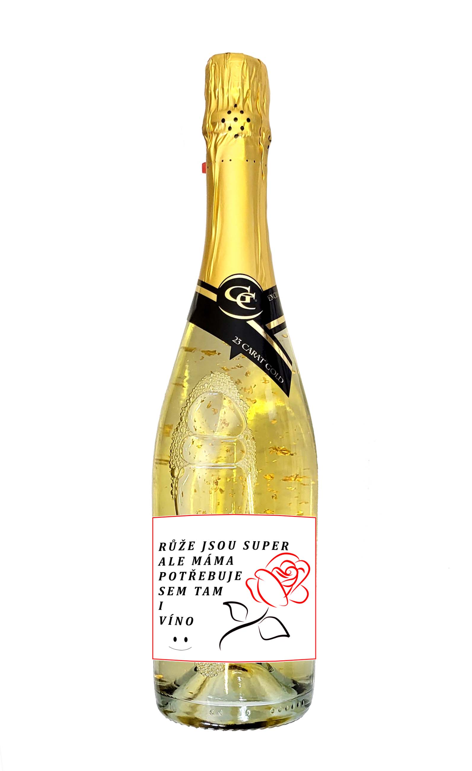  Gold Cuvee zlaté šumivé  - Máma potřebuje i víno