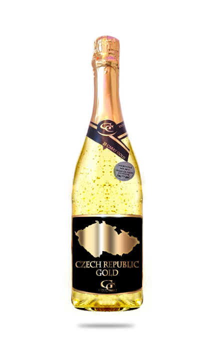 0,75 L Gold Cuvee šumivé víno se zlatem  Czech Republic Gold