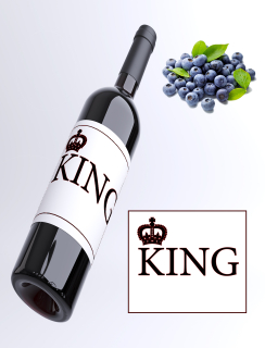 KING - borůvkové víno