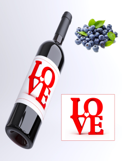 LOVE - borůvkové víno