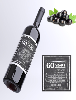 Narozeniny 60 - rybízové víno