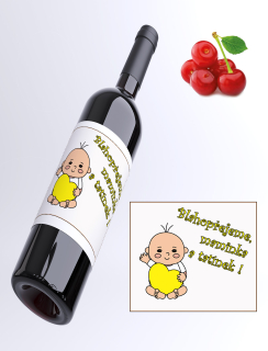 Narození dítěte - Višňové víno 