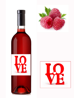 LOVE - Malinové víno 