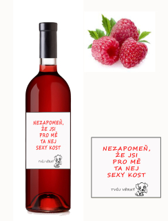 SEXY KOST - Malinové víno 