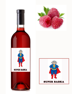Super babička - Malinové víno 