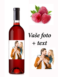 Malinové víno  - Barevná fotografie + text