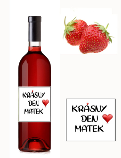 Krásny den matek - Jahodové víno 