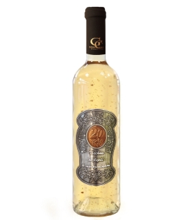 20 Let - Dárkové víno Bílé se zlatem 0,7 Kovová etiketa 